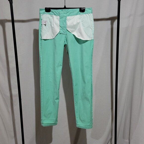 Bandolino pants Anklette style mint green stretch slim fit size 6 New with tags - Picture 3 of 14
